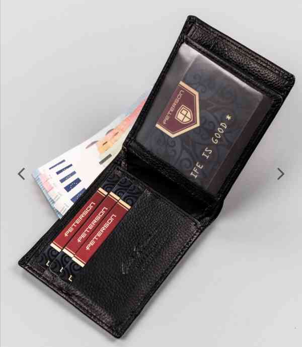 Pánské sportovní kožené peněženky Peterson  - foto 16