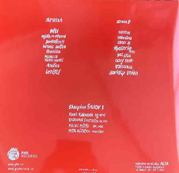 Šanov 1 – Konec Světa  (LP - limitka) - foto 2