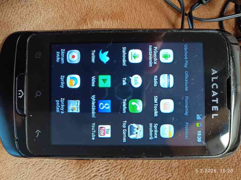 Prodám mobil ALCATEL OT-918D černý dotekový - foto 3