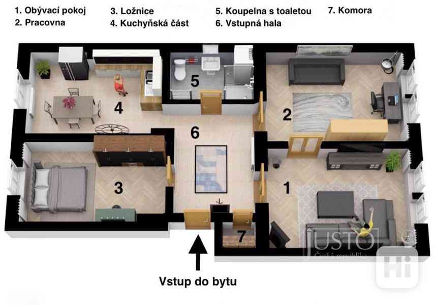 Pronájem 3+1, 98 m², Praha 2 - Vinohrady - foto 20