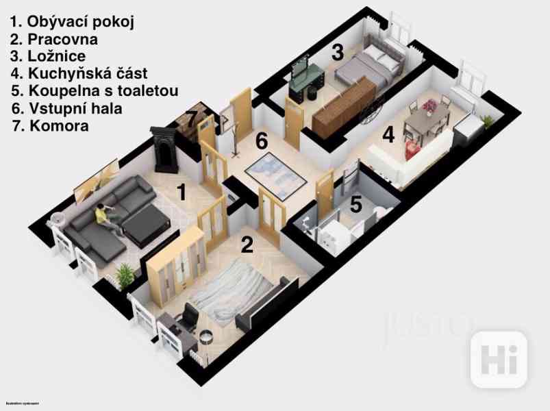 Pronájem 3+1, 98 m², Praha 2 - Vinohrady - foto 14