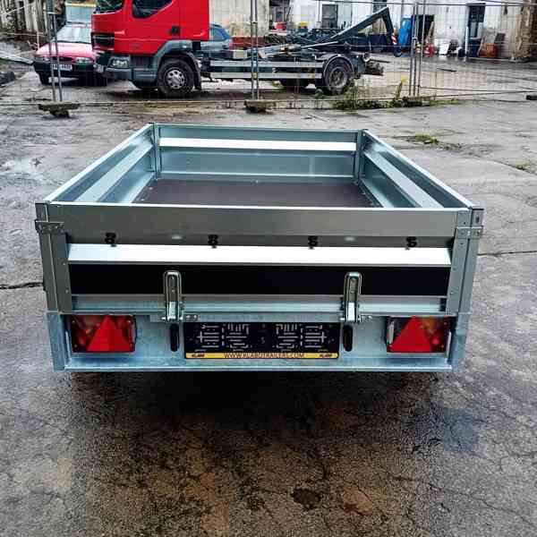 Přívěsný vozík profi NOVÝ 2,05mx1,30, svařovaný rám, DPH - foto 9