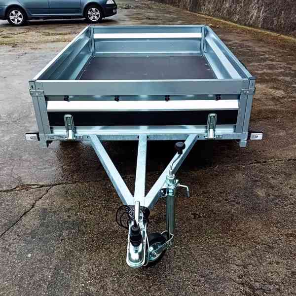 Přívěsný vozík profi NOVÝ 2,05mx1,30, svařovaný rám, DPH - foto 8