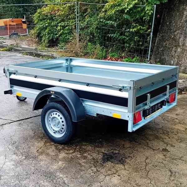 Přívěsný vozík profi NOVÝ 2,05mx1,30, svařovaný rám, DPH - foto 7