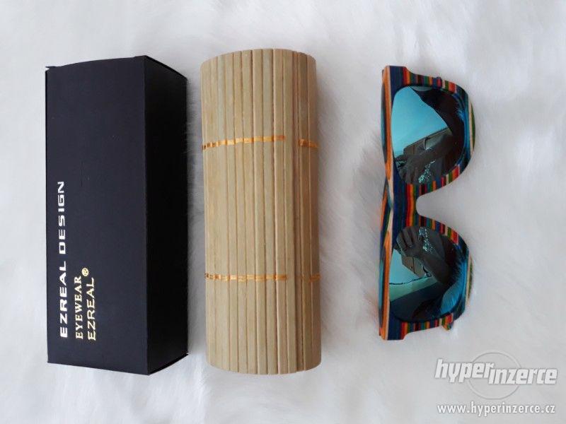 Sluneční brýle bambusové - foto 1