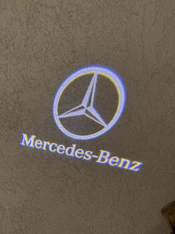 Mercedes-Benz LED Logo Projektor 2 kusy do dveří - foto 2