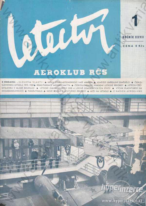 Letectví, ročník XXVII, rok 1951, č. 1-26 Aeroklub - foto 1