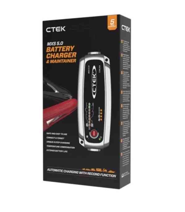 Autonabíječka CTEK MXS 5.0 - nová, rozbalená - foto 2