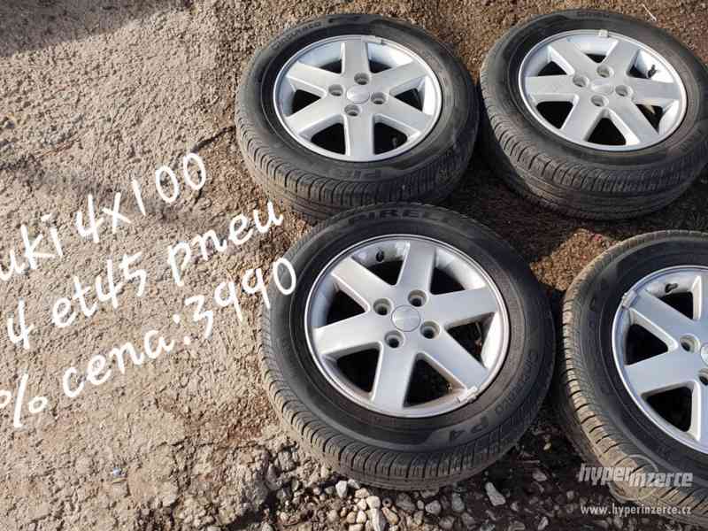 Alu orig. O.Z  5x98 7jx15 et35 pneu Dunlop 205/60 r15 vhodné - foto 6