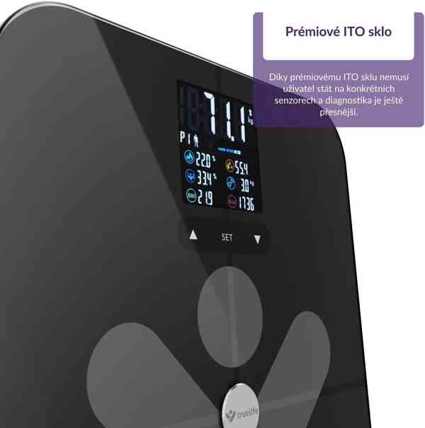 Chytrá váha TrueLife FitScale W7 BT Black -- záruka 30 měs. - foto 6
