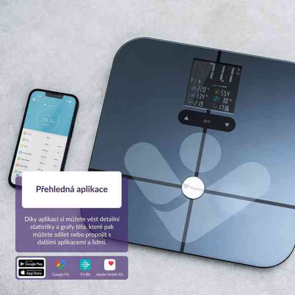 Chytrá váha TrueLife FitScale W7 BT Black -- záruka 30 měs. - foto 7