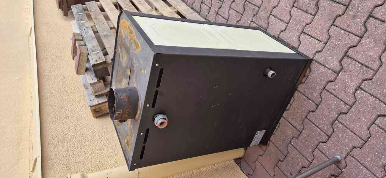 Teplovodní kotel na tuhá paliva Prity + čerpadlo + termostat - foto 6