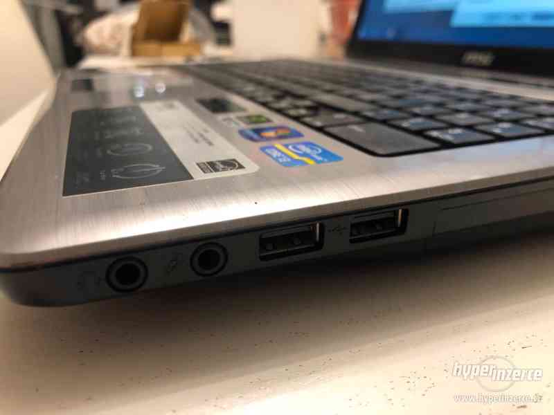 Herní notebook MSI, i3, 250GB SSD, 8GB ram, GT520M - foto 3