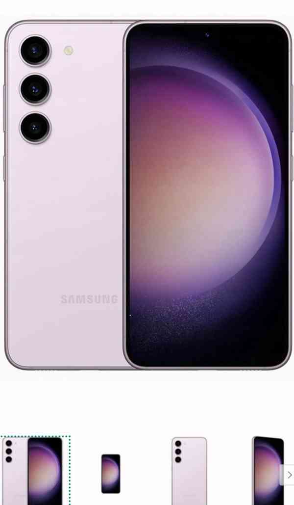 Samsung Galaxy S23, 128 GB fialový