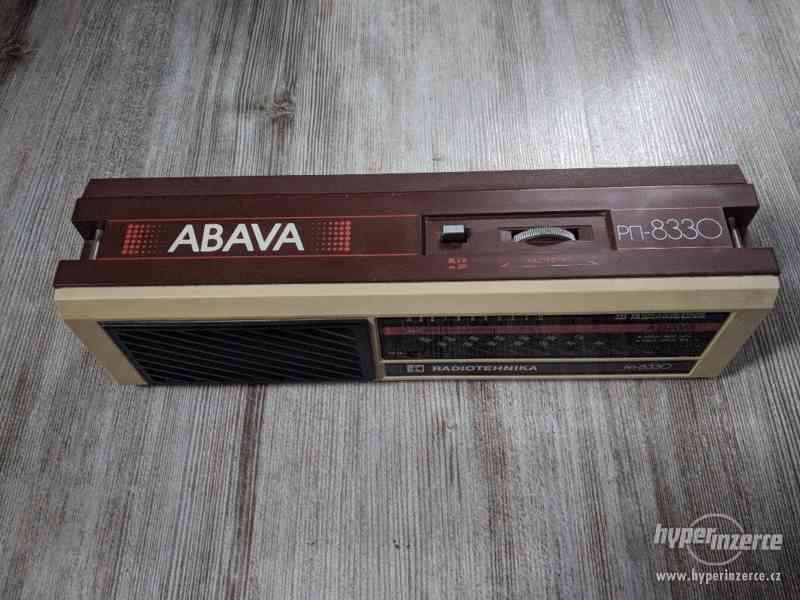AM rádio ABAVA RP-8330 značky RADIOTEHNIKA - foto 2