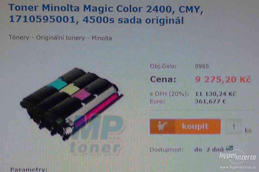 Náhradní díly na MINOLTA MC 2400 - 2550  LEVNĚ!!! - foto 5