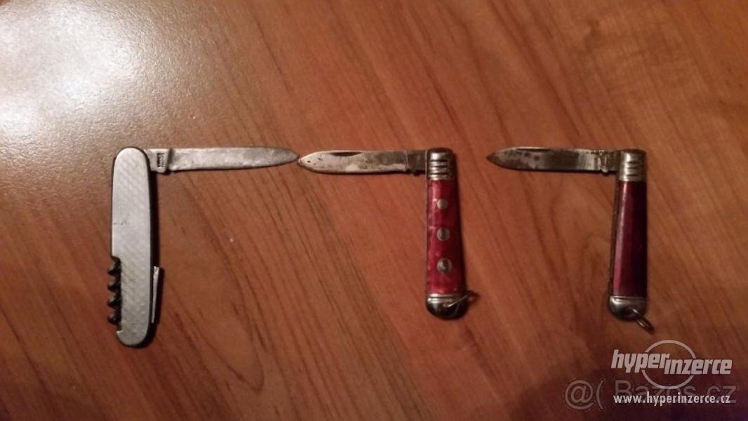 Otvírací nožíky Mikov a Rambo nůž - foto 3