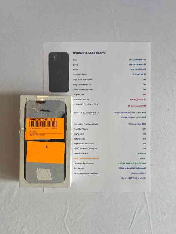 Apple iPhone 11 64GB Black – plně funkční vjma Face ID - foto 2