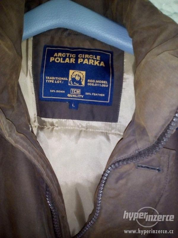 pánská khaki bunda Polar - foto 2
