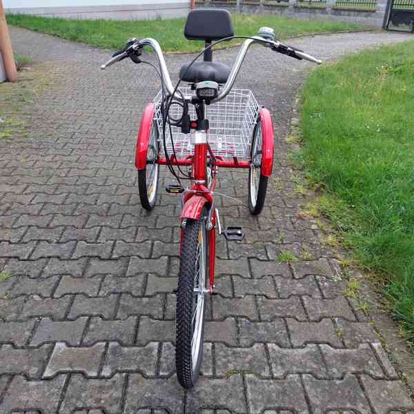 24 palcová 7rychlostní tříkolka pro dospělé. Skládací kolo. - foto 4