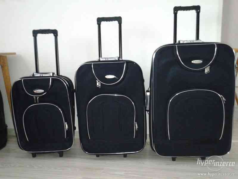 PARÁDNÍ třídílná sada cestovních kufrů na kolečkách. VŠE CO - foto 1