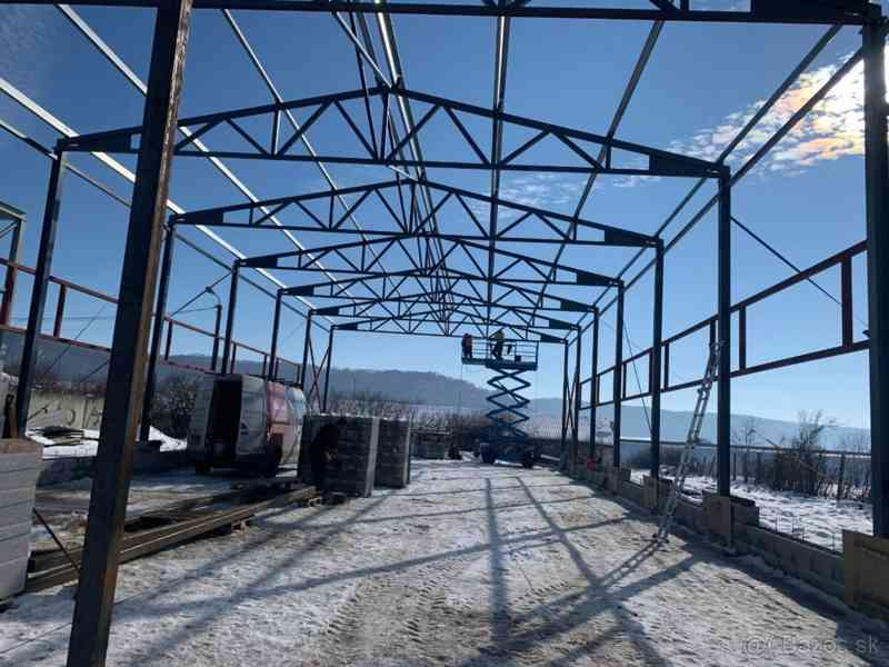 OCELOVÁ KONSTRUKCE HALY - MONTOVANÁ HALA 12x24x6m - foto 2