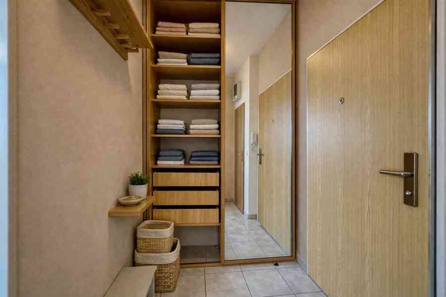 Pronájem bytu 1+kk s velkým rohovým balkónem a sklepem - foto 8