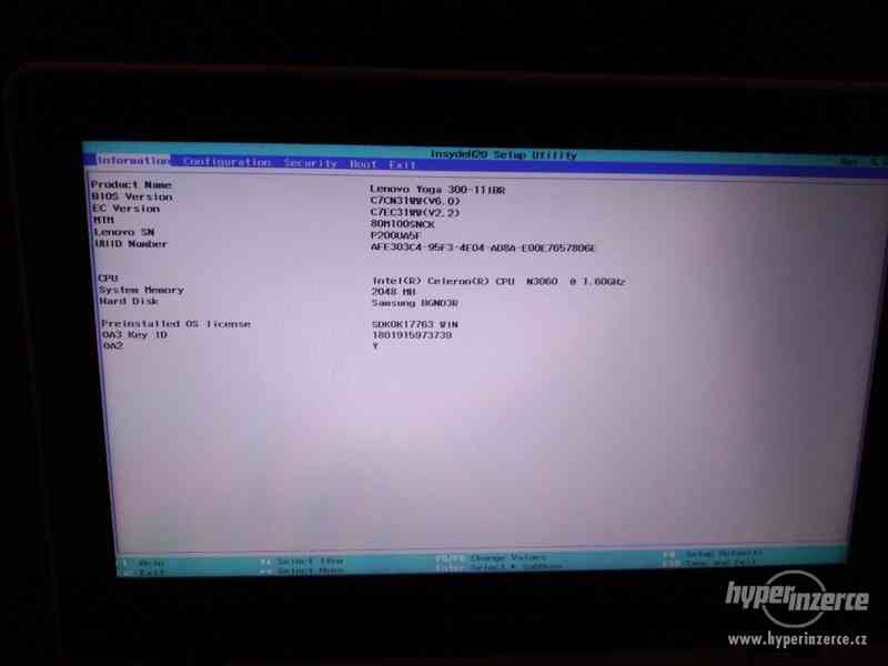 Notebook/Tablet Lenovo Yoga 300 (dotykový) - foto 5