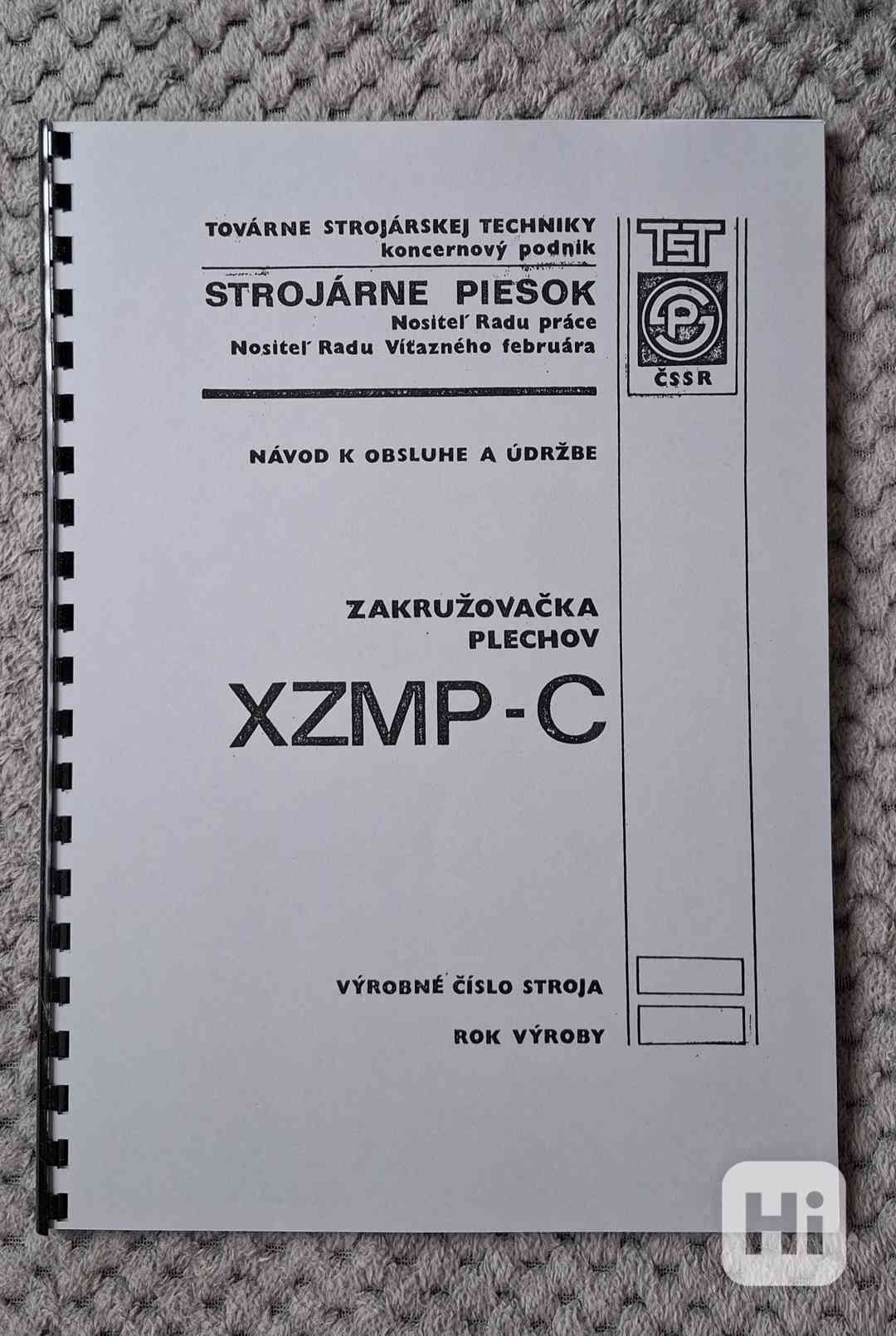 Návod zakružovačky XZMP-C - foto 1