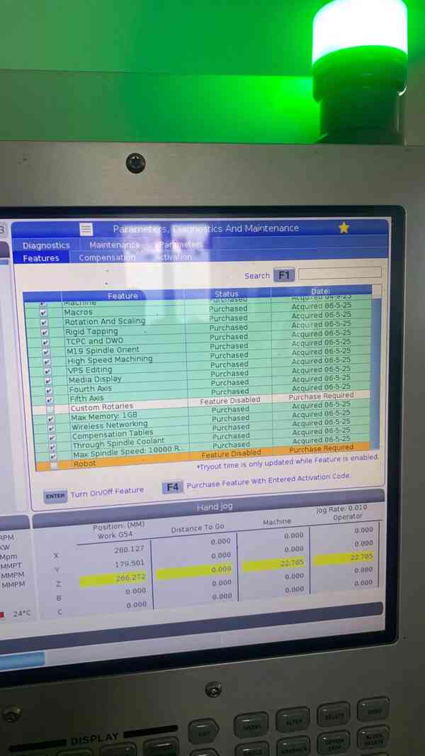 Použité 5-osé obráběcí centrum HAAS UMC-500,  r. v. 2021 - foto 8