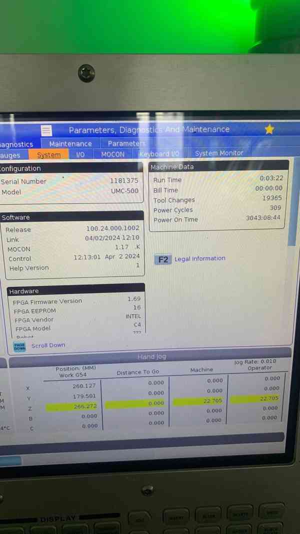 Použité 5-osé obráběcí centrum HAAS UMC-500,  r. v. 2021 - foto 7