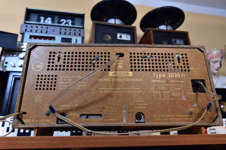 GRUNDIG 3030H - elektronkové rádio, Německo 1963 - foto 3