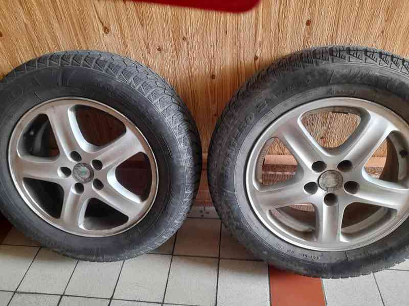 PRODAM 4 Alu kola 5x100 R15 se zimními pneu - foto 3