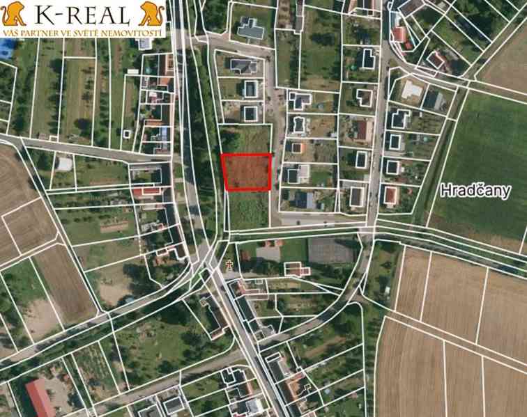 Prodej stavební pozemek 1299 m2 Hradčany, okr Přerov - foto 6
