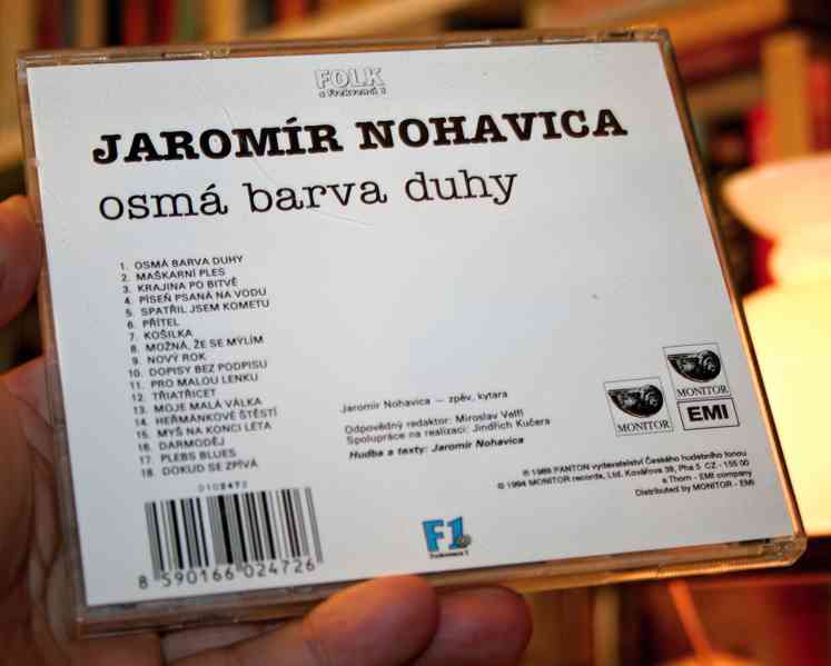 CD Jaromír Nohavica - OSMÁ BARVA DUHY - nesehnatelné !!! - foto 2