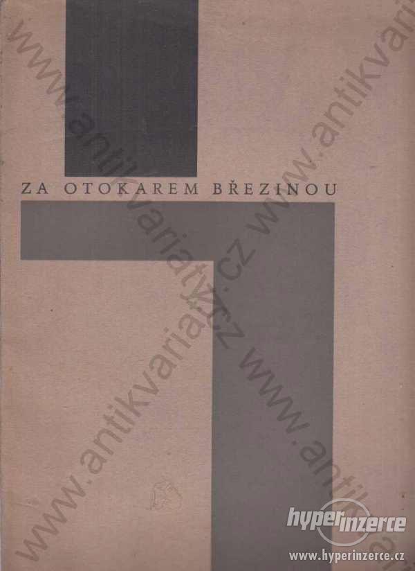 Za Otokarem Březinou  1929 - foto 1