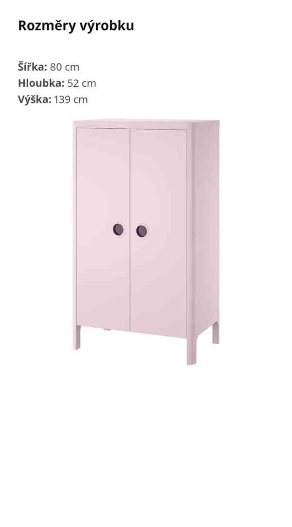 Dětský růžový nábytek - foto 3