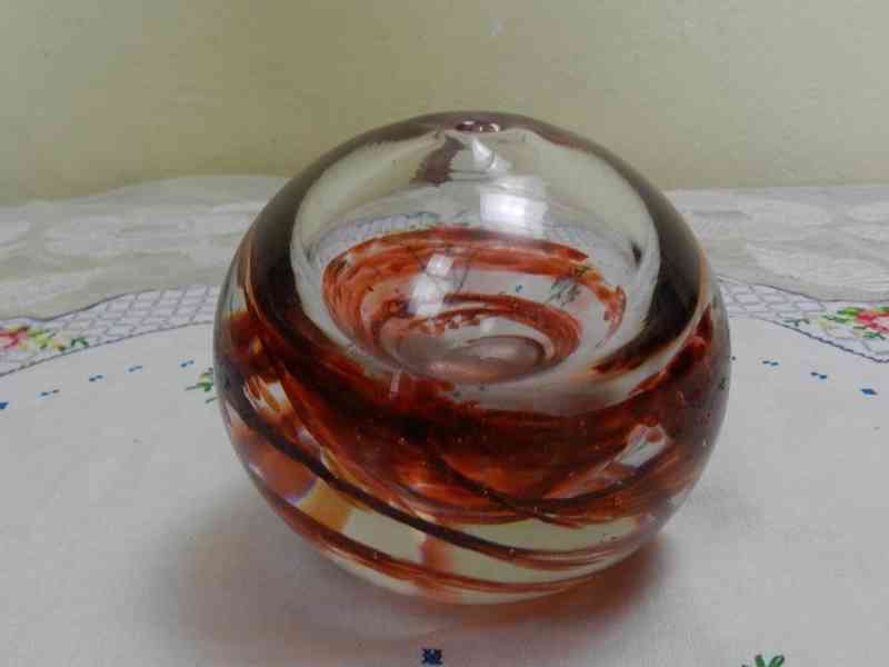 Váza ve tvaru koule Ruckl Nižbor Značeno - foto 5