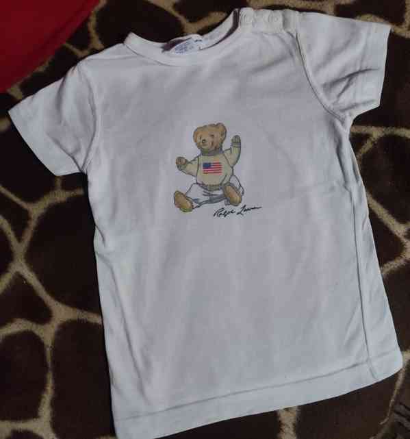 Dětské tričko s medvídkem, vel. 3-6 měs.
