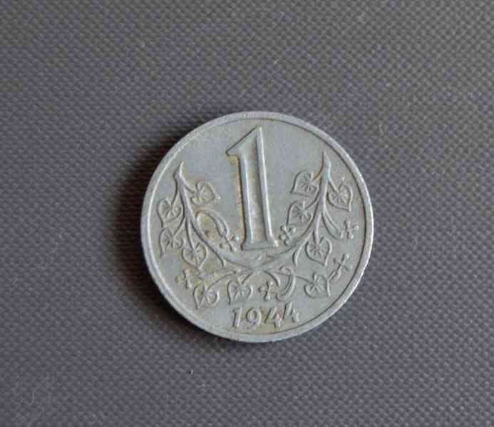 Mince 1Koruna Protektorát Č -M 1 koruna 1941,42,43,44  - foto 5