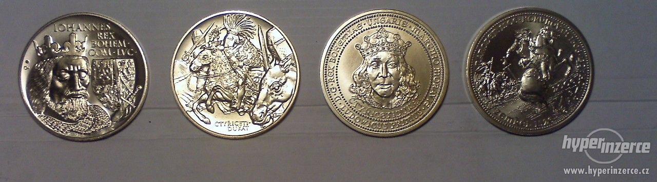 Ceské pametni mince - BRONZ - pozlacena 24 KARATOVYM ZLATEM - foto 1