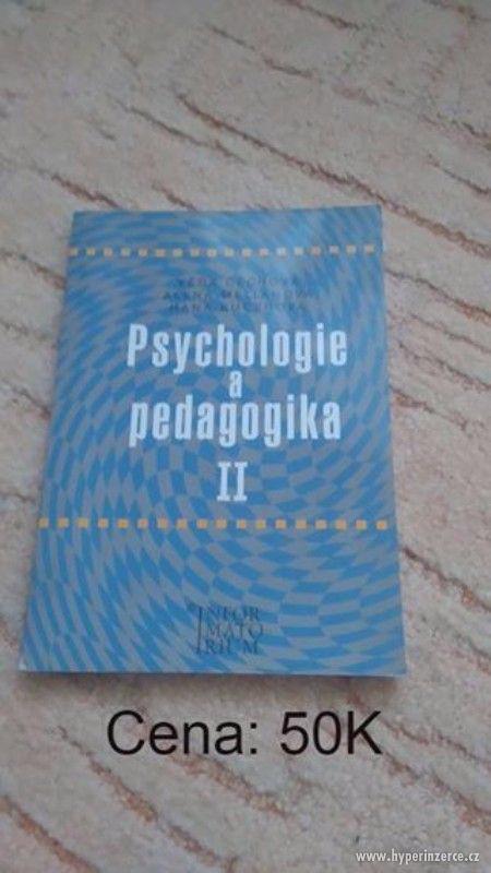 Psychologie a pedagogika II - foto 1