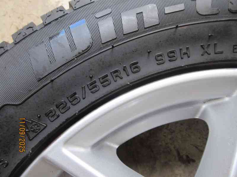 Zimní pneu 225/55/ R16  disk 7Jx16H2 5x112 Audi - foto 3