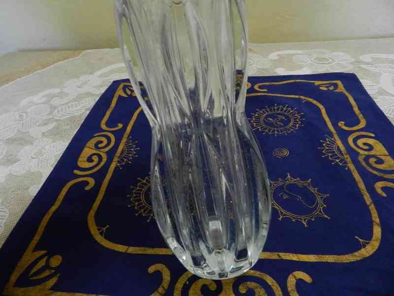 Váza z čirého skla - foto 3