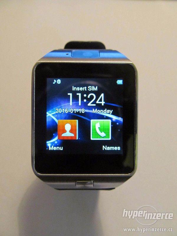 Nové chytré hodinky Smartwatch DZ09, slot na SIM kartu - foto 1