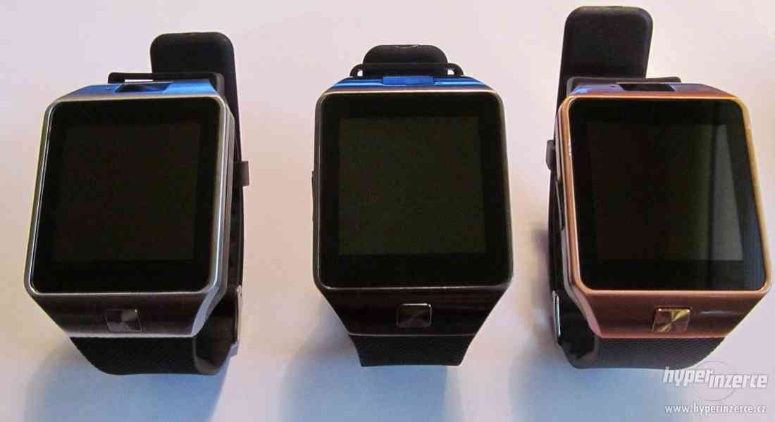 Nové chytré hodinky Smartwatch DZ09, slot na SIM kartu - foto 2