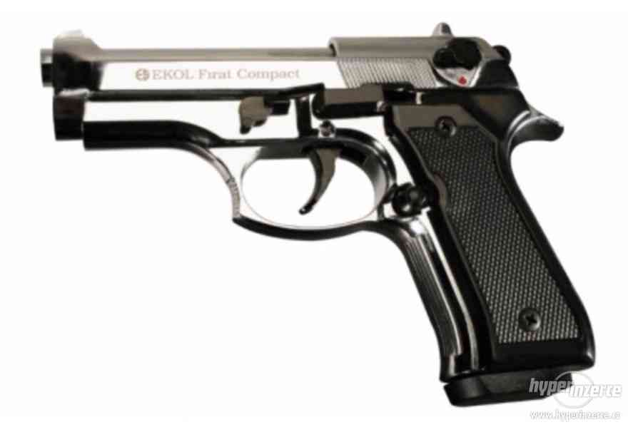 Plynová pistole Ekol Firat Compact chrom cal.9mm - foto 1