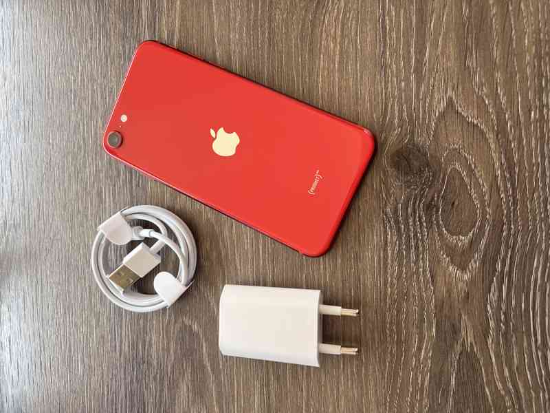 iPhone SE(2020) 64GB RED, záruka - foto 3