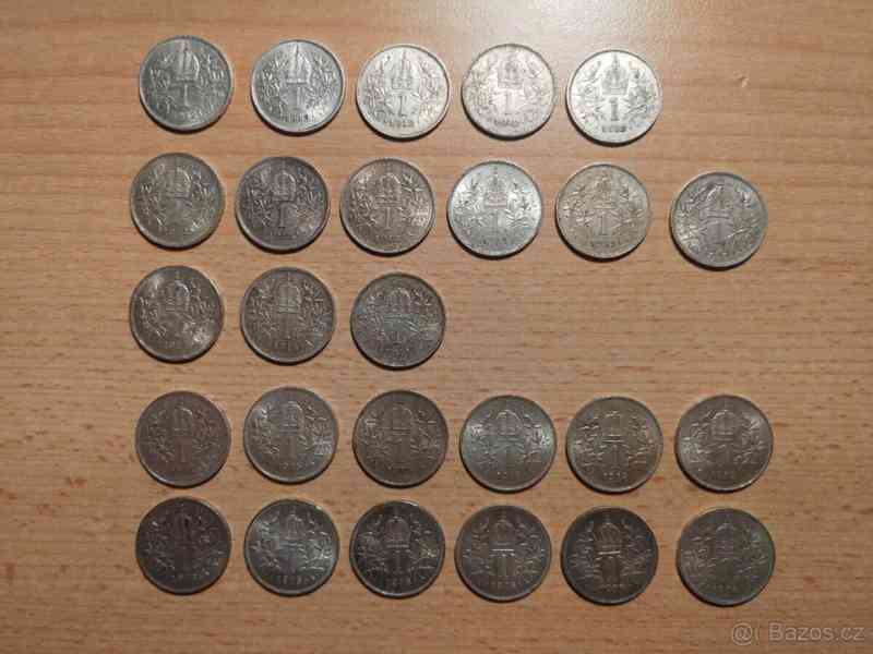 Stříbrné mince - 1 Koruny 1912 - 1916 !!! - foto 2