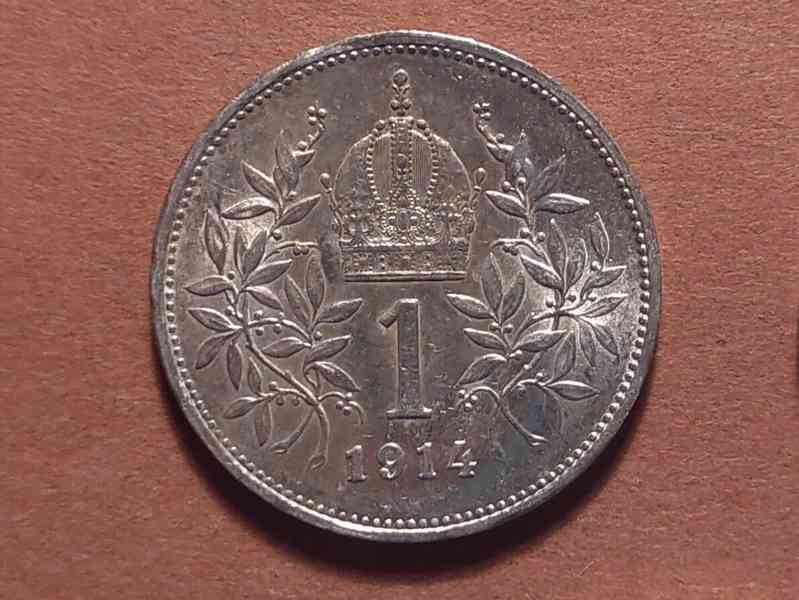 Stříbrné mince - 1 Koruny 1912 - 1916 !!! - foto 1
